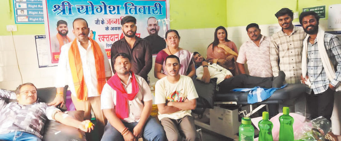 भाजपा किसान नेता योगेश ने बुजुर्गों के साथ मनाया जन्मदिन