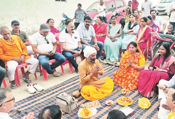 सुभाष चंद्र बोस वार्ड में नाली निर्माण का भूमिपूजन