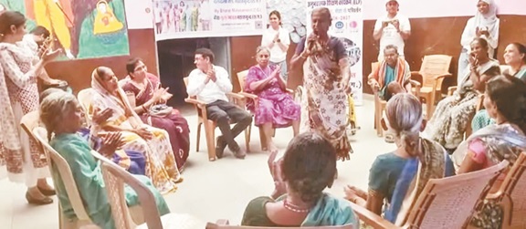 आशियाना वृद्धाश्रम में अनुभवात्मक शिक्षण कार्यक्रम
