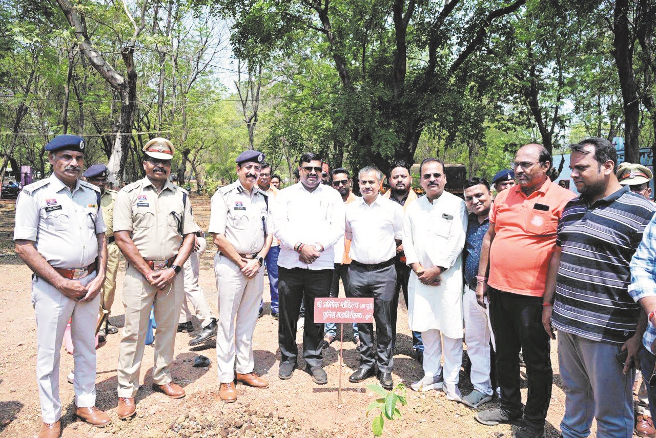 विश्व पर्यावरण दिवस: स्कूल शिक्षा मंत्री ने प्रथम बटालियन परिसर में किया पौधरोपण