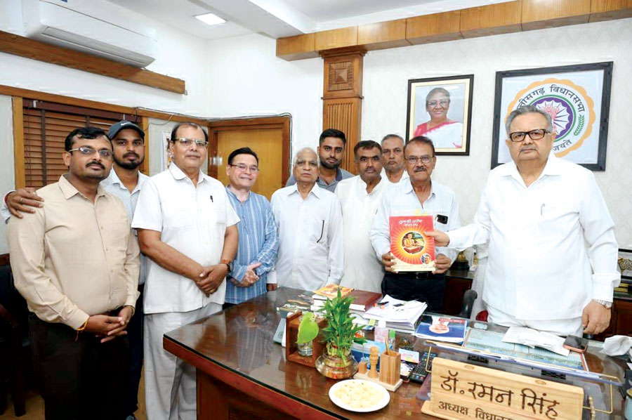भू भाटक में छूट के लिए डॉ. रमन से मिले प्रतिनिधि 