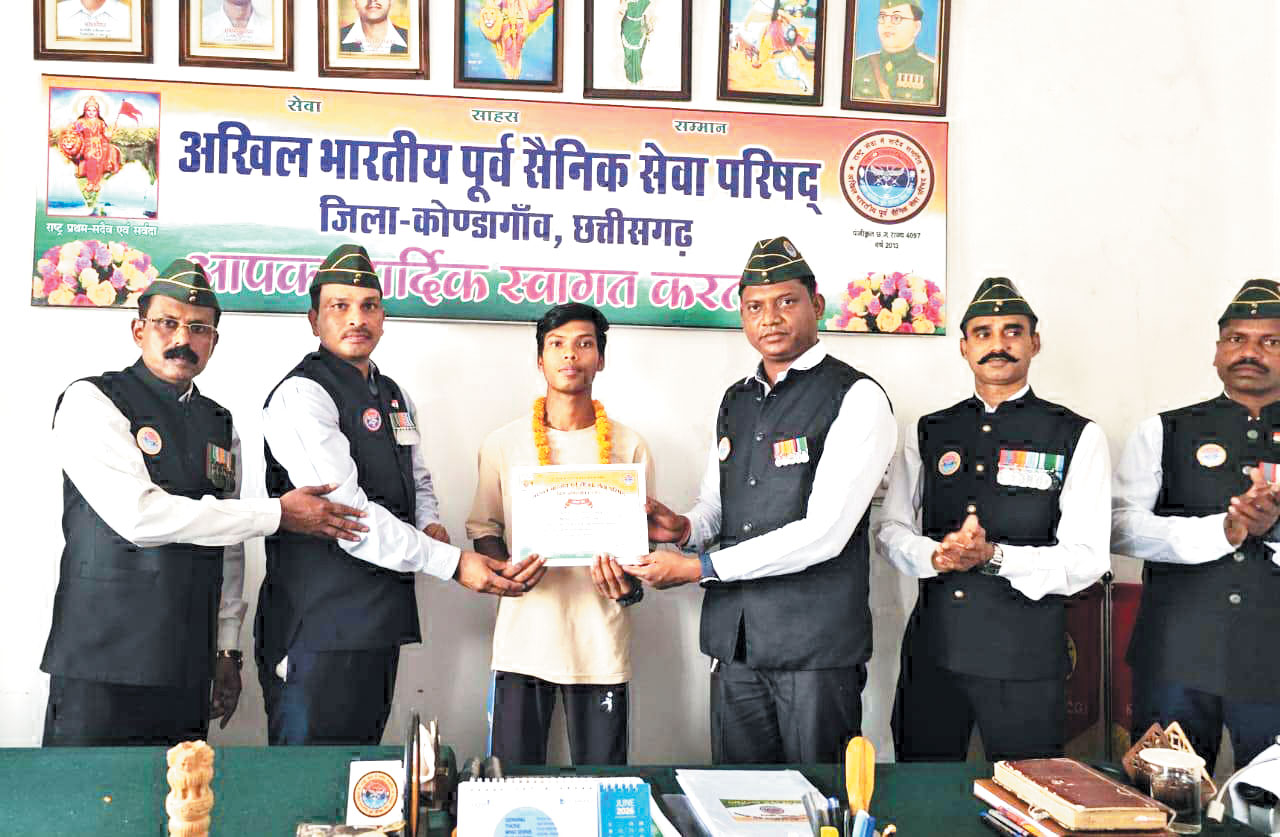  41 युवकों का अग्निवीर में चयन, सम्मान