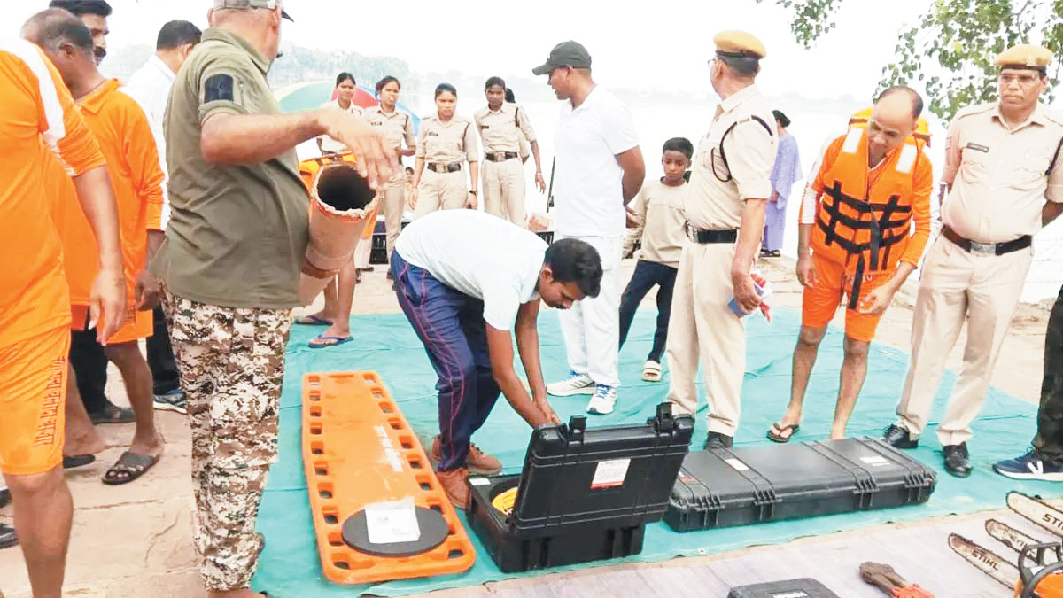 राज्य स्तरीय बाढ़ आपदा मॉक ड्रिल