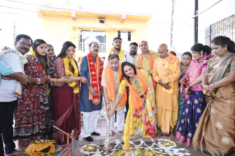 लाखे, और महंत वार्ड में 70 लाख के कार्य शुरू किए सोनी-चौबे ने