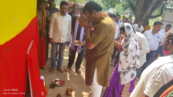 संसदीय सचिव ने जल-जीवन मिशन कार्यों का किया भूमिपूजन