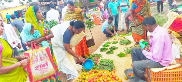 चार सौ में भी सब्जी से नहीं भरा थैला