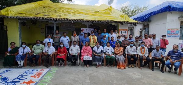  100 करोड़ टीकाकरण लक्ष्य पूरा, भाजपा ने कोरोना वॉरियर्स का सम्मान