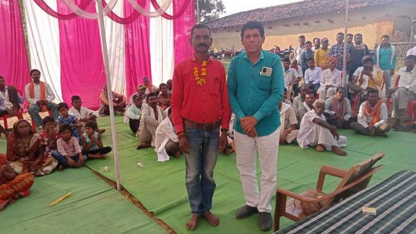 रजवार समाज अध्यक्ष बने मोहन राम