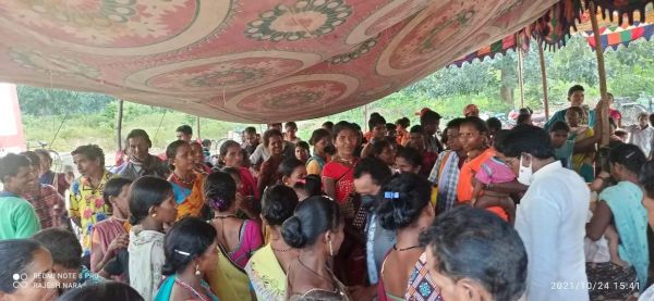 किस्टाराम सुविधा शिविर में सैकड़ों ग्रामीण लाभांवित