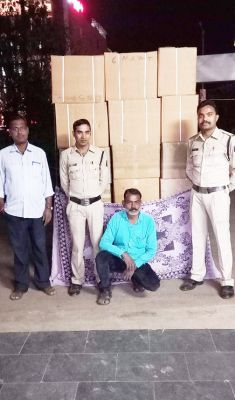 सवा लाख का अवैध पटाखा जब्त