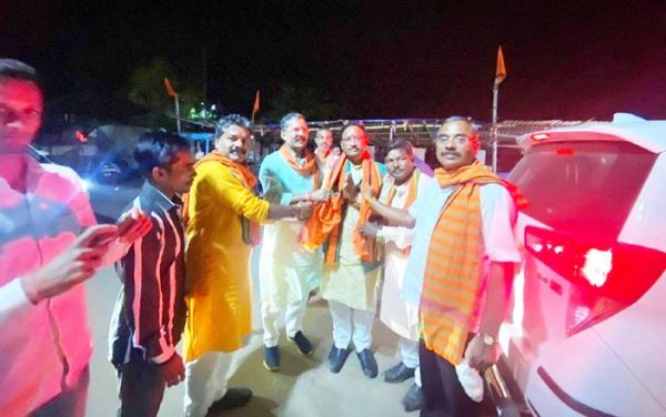 साय का राजिम में भव्य स्वागत