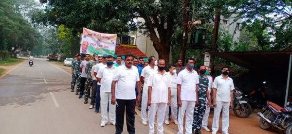 केन्द्रीय रिजर्व पुलिस बल ने मनाया राष्ट्रीय एकता दिवस