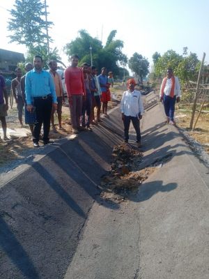 नहर निर्माण में अनियमितता का आरोप