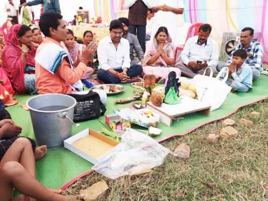 बोहारपार में गौठान दिवस कार्यक्रम, विकास कार्यों का भूमिपूजन