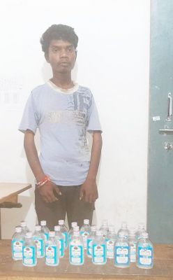 महाराष्ट्र की शराब के साथ एक पकड़ाया