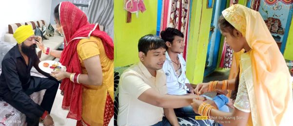 भाई दूज: माथे पर टीका लगा बहनों ने भाइयों की दीर्घायु की दुआ मांगी