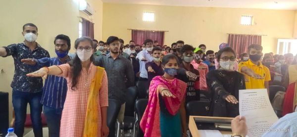 राष्ट्रीय एकता व अखंडता को बनाए रखने ली शपथ