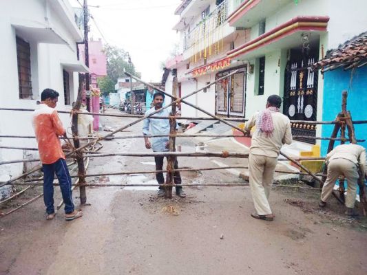 एक ही परिवार के 5 सदस्य पॉजिटिव, वार्ड कंटेनमेंट जोन घोषित