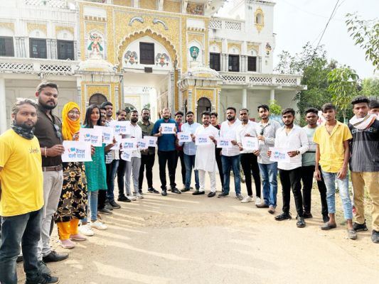 कैम्पस चलो यात्रा का पोस्टर विमोचन