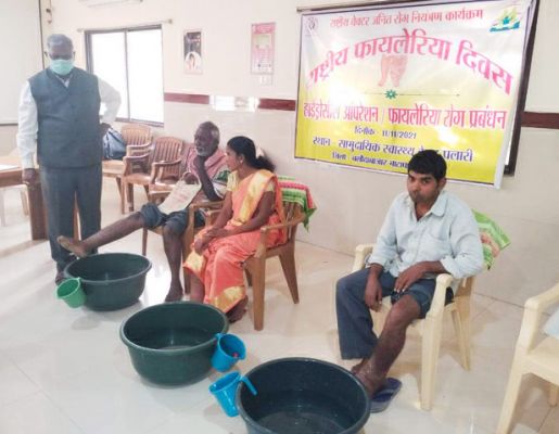 फाइलेरिया दिवस पर हाइड्रोसील कैंप, 12 मरीजों का ऑपरेशन