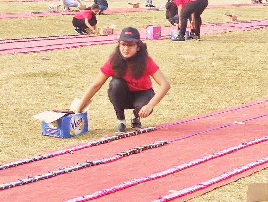 साबुन की सबसे लंबी कतार