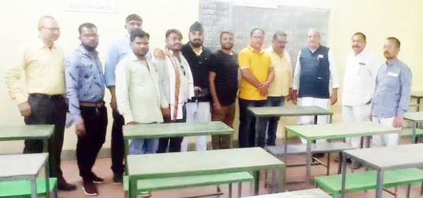 कन्या महाविद्यालय का निरीक्षण करने पहुंचे विधायक