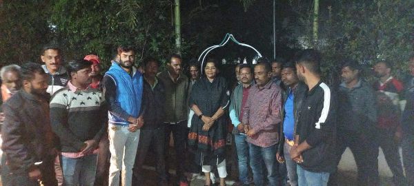 केंद्रीय राज्य मंत्री रेणुका से मिले कार्यकर्ता, चुनाव पर चर्चा