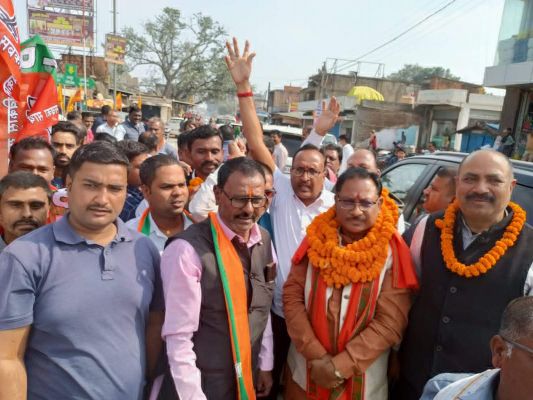 राजपुर में भाजपा प्रदेश अध्यक्ष का भव्य स्वागत