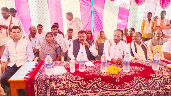 विधायक साहू ने की समाज के लिए 5 लाख की घोषणा