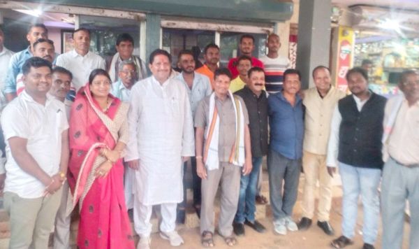 देवांगन का कांग्रेसियों ने किया स्वागत