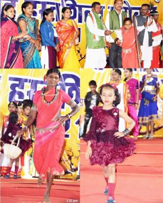 म्यूजिक की धुन पर नक्सल पीडि़त महिलाओं ने रेड कारपेट पर किया वॉक, बटोरी तालियां