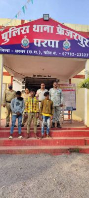 चोरी के 3 आरोपी गिरफ्तार
