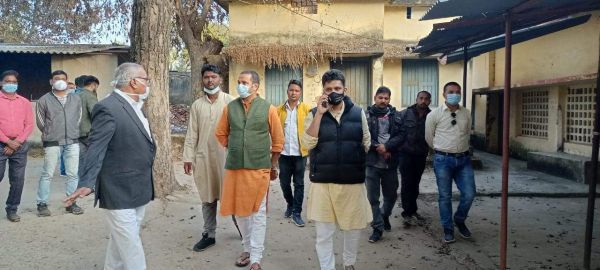 आदित्येश्वर ने लखनपुर अस्पताल का किया निरीक्षण, निर्माण कार्यस्थल का चयन