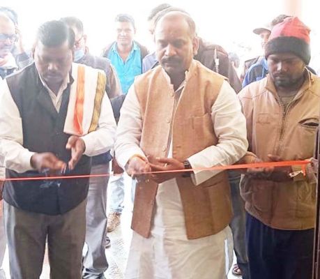 विधायक ने नए धान खरीदी केन्द्र का किया उद्घाटन