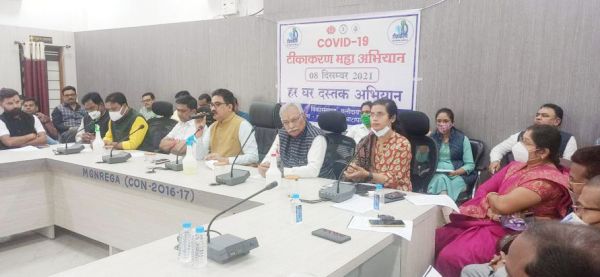 हर घर दस्तक कोविड टीकाकरण महा अभियान की तैयारियां तेज