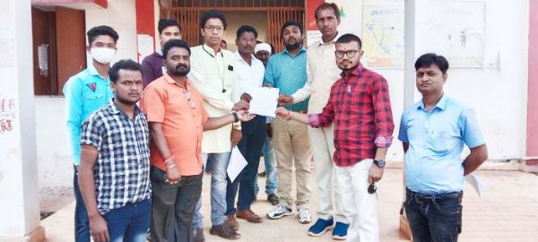 मध्यान्ह भोजन की राशि का तत्काल भुगतान करने राज्यपाल के नाम ज्ञापन सौंपा