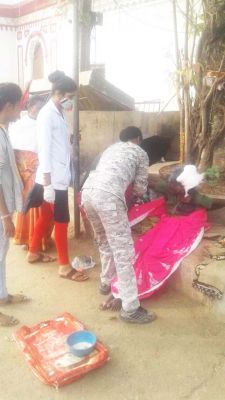 मानसिक बीमार ने वृद्धा के सिर पर मारा डंडा