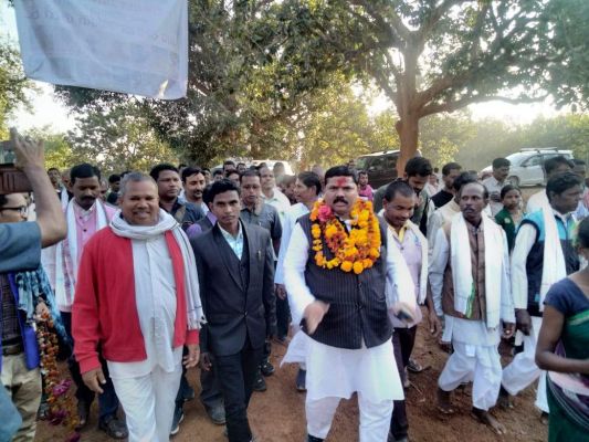 विधायक संतराम ने कोपरा नवीन धान खरीदी केंद्र का किया उद्घाटन