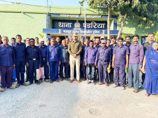 टीआई ने ली कोटवारों की बैठक  