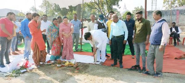 लाखों के निर्माण कार्यों का भूमिपूजन