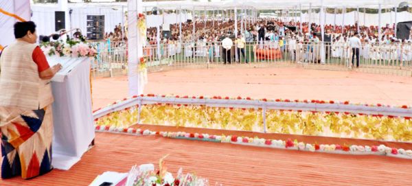 कंगला मांझी सरकार के शहादत दिवस पर बालोद पहुंचीं राज्यपाल