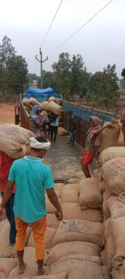 धान खरीदी के साथ धान उठाव भी शुरु