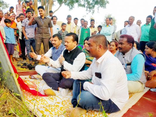 संसदीय सचिव ने किया पानी टंकी व पाइपलाइन विस्तारीकरण का भूमिपूजन