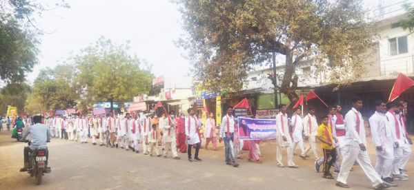 अखंड श्री दुर्गा चालीसा पाठ-नशामुक्ति रैली