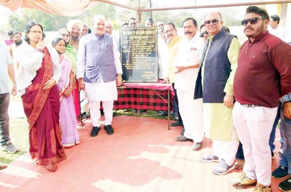 नवापारा में तहसील भवन के लिए विधायक ने किया भूमिपूजन
