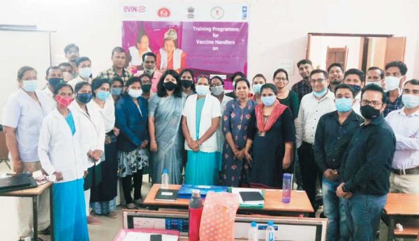 टीकाकरण ऑनलाइन एंट्री का एक दिनी प्रशिक्षण