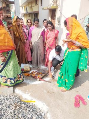 मेयर ने किया विकास कार्यों का भूमिपूजन
