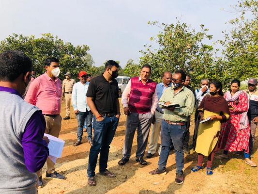 कलेक्टर ने किया विकास कार्यों का निरीक्षण