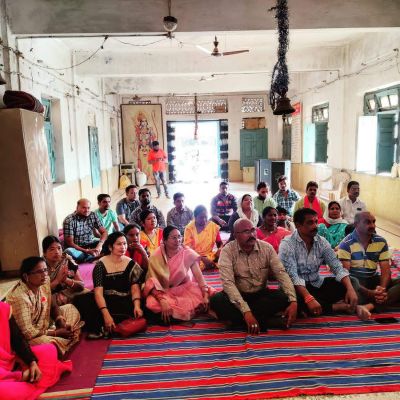 काशी विश्वनाथ कॉरिडोर लोकार्पण का भाजपा कार्यकर्ताओं ने देखा लाइव प्रसारण