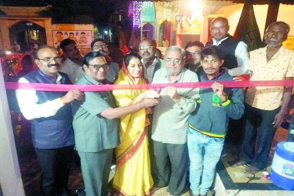 भाजपा ने किया चुनाव कार्यालय का उद्घाटन